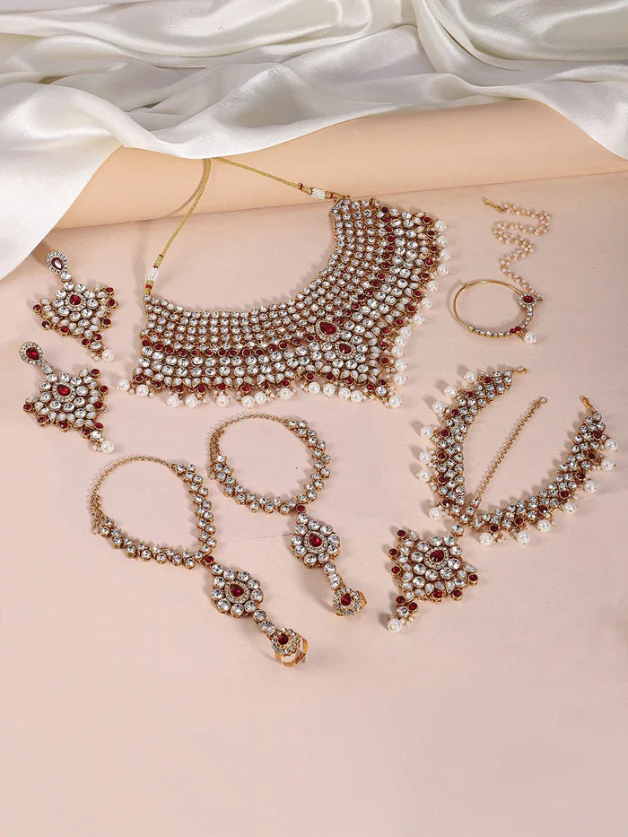Royal Ruby Bridal Jewelry Set – nacklace.shop