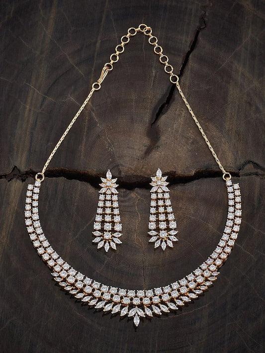 Radiant Diamond Choker Necklace Set – nacklace.shop